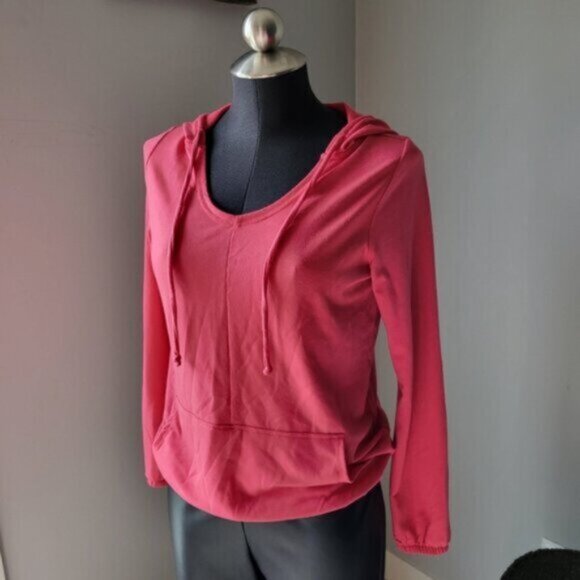 Pink Ricki’s  Hooded Top Women’s Sz XS - Picture 2 of 6